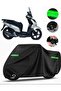 Sym Hd2 200I Compatible Motorcycle Tarpaulin Premium (Lock Compatible) - Black - Mpro9002