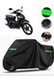Kral Motor Kr-50 Burn Compatible Motorcycle Tarpaulin Premium (Lock Compatible) - Black - Mpro9002