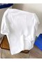 Men's White Cute Pocket Panda Printed Oversize T-Shirt - 2