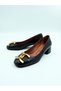 Women's Genuine Leather Heeled Shoes - 4