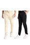 Men's Trousers Elastic Waist Lycra Folded Leg Jogger Style