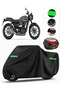 Triumph Speed ​​Twin Rear Bag Compatible Motorcycle Tarpaulin Premium (Lock Compatible)-Black