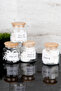 4Pc 500ml Wood Coated Ear, Makeup and Floss Stick Cotton Set