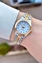 Gold Silver Color Guaranteed Number Women's Wristwatch - 4