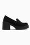 Boi Black Suede Platform Casual Women's Shoes - 2