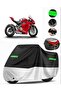 Ducati Panigale V4 R Rear Bag Compatible Premium Motorcycle Tarpaulin (Lock Compatible) Black-Grey
