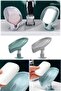 2 Suction Cups Plastic Non-Slip Bathroom Drain Soap Dish with Water Drain