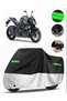 Kawasaki Klz 1000 Versys Rear Bag Compatible Motorcycle Tarpaulin Premium (Lock Compatible)-Black