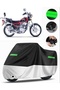 Falcon Comfort 180 Rear Bag Compatible Premium Motorcycle Tarpaulin (Lock Compatible) Black-Grey
