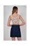 23256430 Knitwear Patterned Strappy Square Collar Tank Top BEIGE - 4