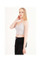 23254275 Camisole Rope Strap Lace Crop Blouse Gray - 3