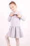 Hooded Girl's Dress with Stone Detail
