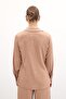 Patterned Plain Classic Shirt - Camel - 4