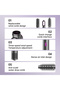 3-in-1 Hair Dryer Brush Purple/Grey - 6