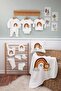 11 Piece Lion and Rainbow Themed Newborn Hospital Discharge Set 100% Cotton