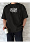 Fearless Printed Men's Oversize Crew Neck Seasonal T-Shirt