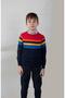 Color Blocked Cotton Children's Sweater (C23-7106)