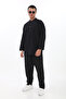 Men's Black Shirt with Epaulettes and Long Length Shirt - 7