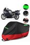 Bmw K 1300 Gt Compatible Premium Motorcycle Tarpaulin (Lock Compatible) Black-Red