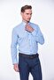 Classic Long Sleeve Terry Cotton Gift Boxed Men's Shirt Fs-001367 - Blue - 3