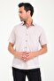Classic Short Sleeve Neon Dot Dobby Gift Boxed Men's Shirt Fs-001216 - Beige - 2