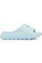 Women's Light Blue Slides - High-Quality Sole Lightweight & Trendy Design