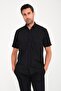 Classic Short Sleeve Terry Cotton Gift Boxed Men's Shirt Fs-000763 - Black