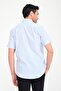 Classic Short Sleeve Neon Square Collar Buttoned Gift Boxed Men's Shirt Fs-001221 - Light Blue - 4