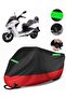 Sym Joyride Evo 200I Compatible Premium Motorcycle Tarpaulin (Lock Compatible) Black-Red