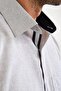 Classic Short Sleeve Linen Cotton Garneli Men's Shirt with Gift Box Fs-000748 - Gray - 7