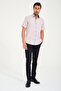 Classic Short Sleeve Neon Dot Dobby Gift Boxed Men's Shirt Fs-001216 - Beige - 7