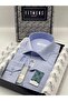 Classic Long Sleeve Imported Filafil Men's Gift Boxed Shirt Fs-003174 - Light Blue