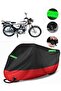 Arora Ar 50-30 Compatible Premium Motorcycle Tarpaulin (Lock Compatible) Black-Red