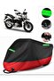 Motoran Spada Anton 150 Compatible Premium Motorcycle Tarpaulin (Lock Compatible) Black-Red