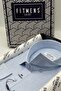 Regular Fit Long Sleeve Linen Pocketless Gift Boxed Men's Shirt Fs-001578 - Light Blue - 2
