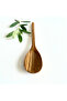 Handmade Natural Olive Tree Wooden Dessert Spoon - Zeus Collection - 1 Piece - 3