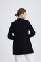 Women's Plated Snap Closure Stripe Detailed Jacket - 3