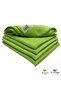 Premium Microfiber Cleaning Cloth Set of 5 Green – 40X40 cm |   Ultra Soft, Durable - 3