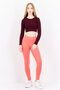 Women Tight Fit Training Leggings, Pink - 4