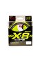 X8 Power Pe Fishing Line 0.08mm 150Mt Lemon Yellow - 2