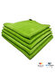 Premium Microfiber Cleaning Cloth Set of 5 Green – 40X40 cm |   Ultra Soft, Durable - 4