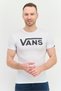 Men Crew Neck Short Sleeves Brand Logo T-Shirt, White