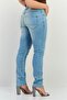 Women Slim Fit Washed Stretchable Jeans, Washed Blue - 3
