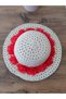 Floral Straw Girl's Hat 2/9 Years Old Fedora Hat for April Shows Aby206 - 4