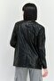 Women Petite Solid Casual Blazer, Black - 4