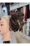 First Class Material Rubber Buckle Braided Hair - Brown Color Buckle Hairpiece - 2