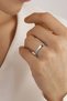 3mm Plain Glossy Model Men Women Steel Wedding Ring Promise Engagement Ring Cl42 - 7