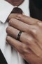 4mm Angular Matte Flat Model Unisex Men Women Steel Wedding Band Ring Cl40 - 4