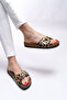 Hosrathla Women's Single Buckle Slippers 0012603 Leopard - 3