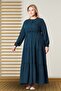 Women's Plus Size Buttoned Belmando Dress - 6